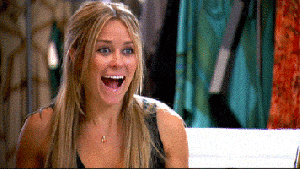 Lauren Conrad is excited about her books too! (giphy.com)